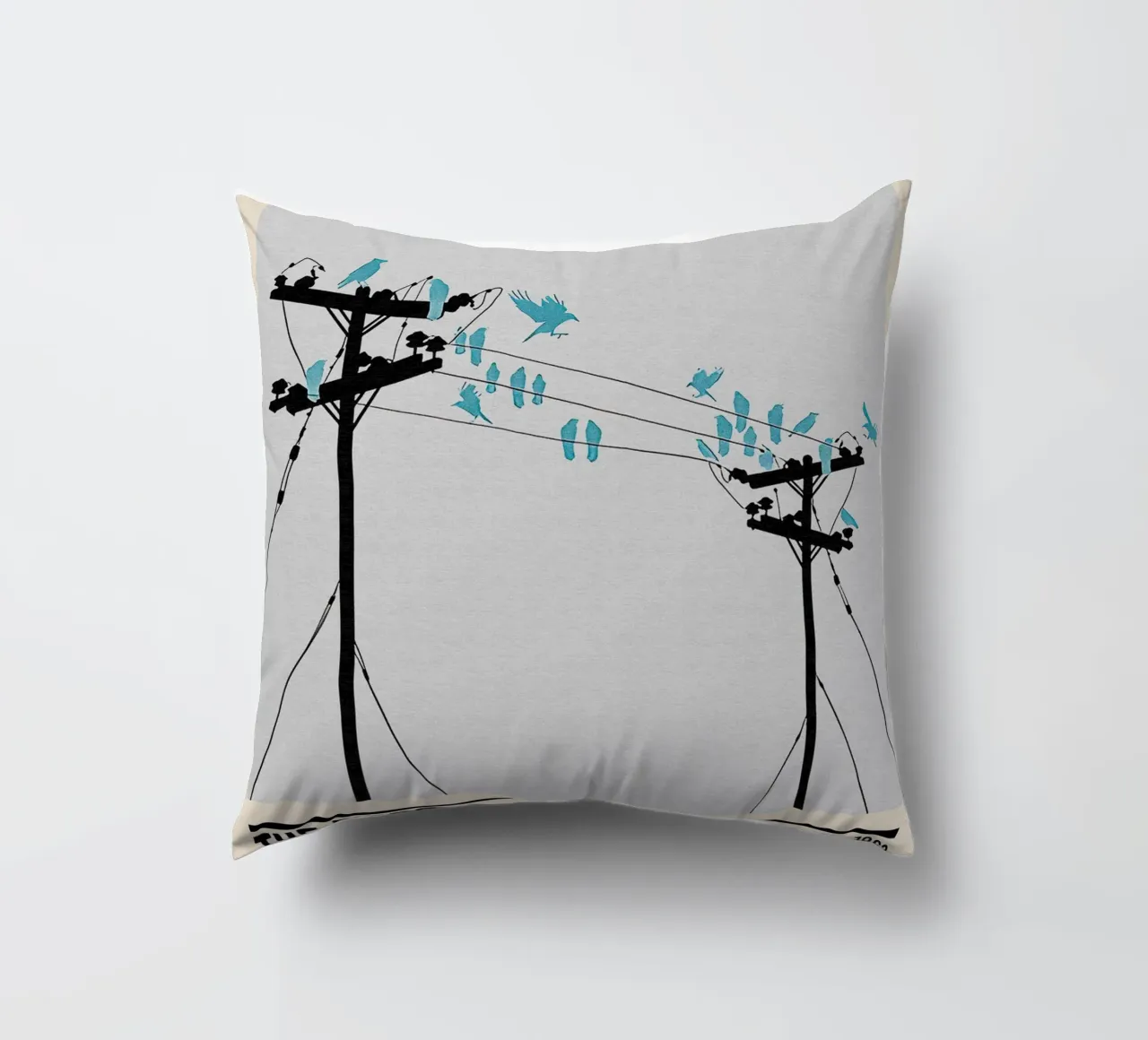 The Birds cuscino da TheArtstudio