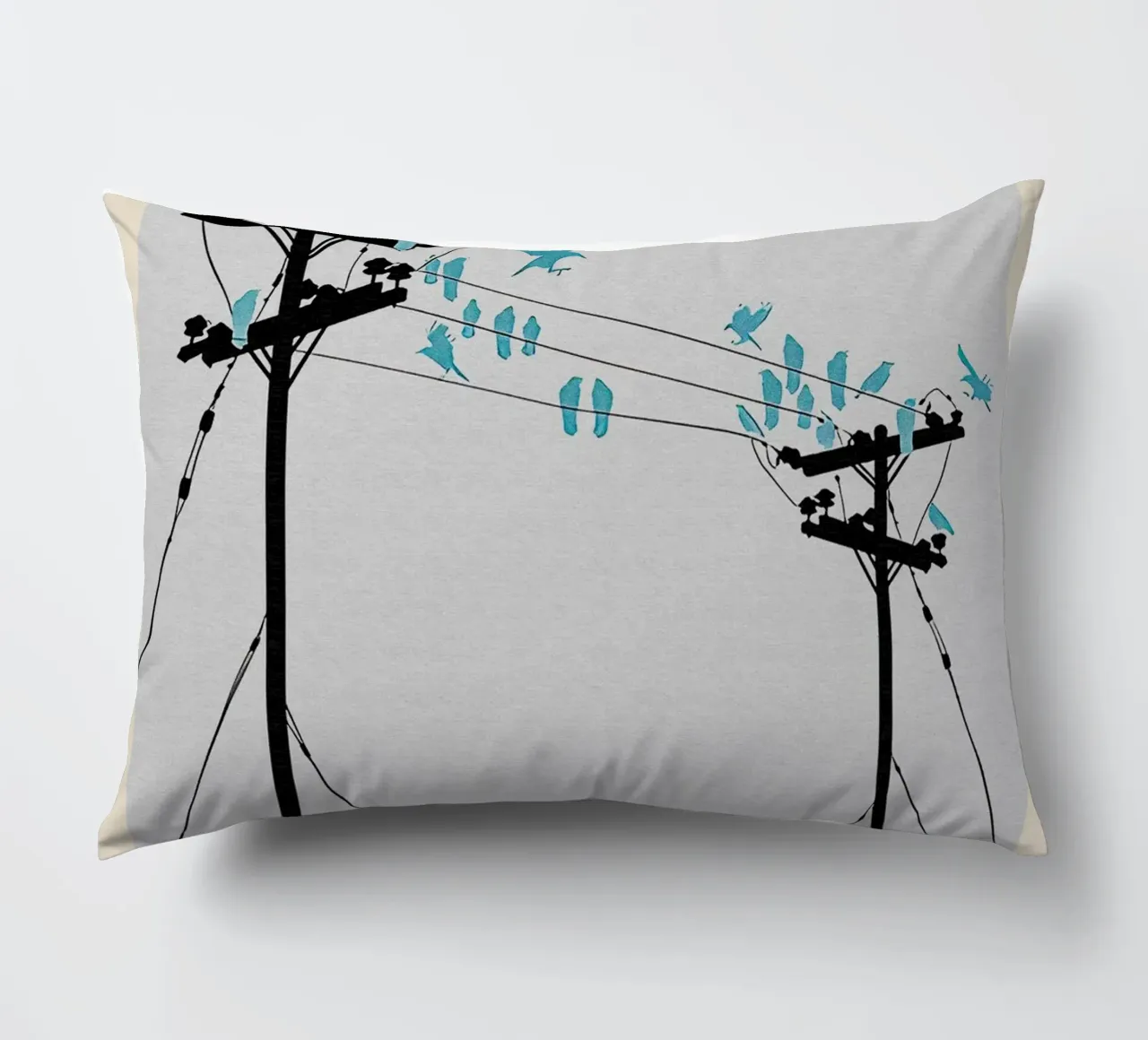 The Birds cuscino da TheArtstudio