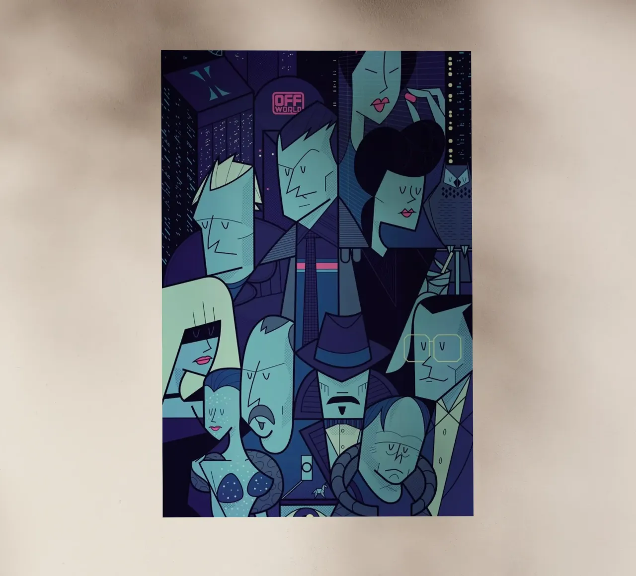 Like tears in the rain pellicola backlit da Ale Giorgini