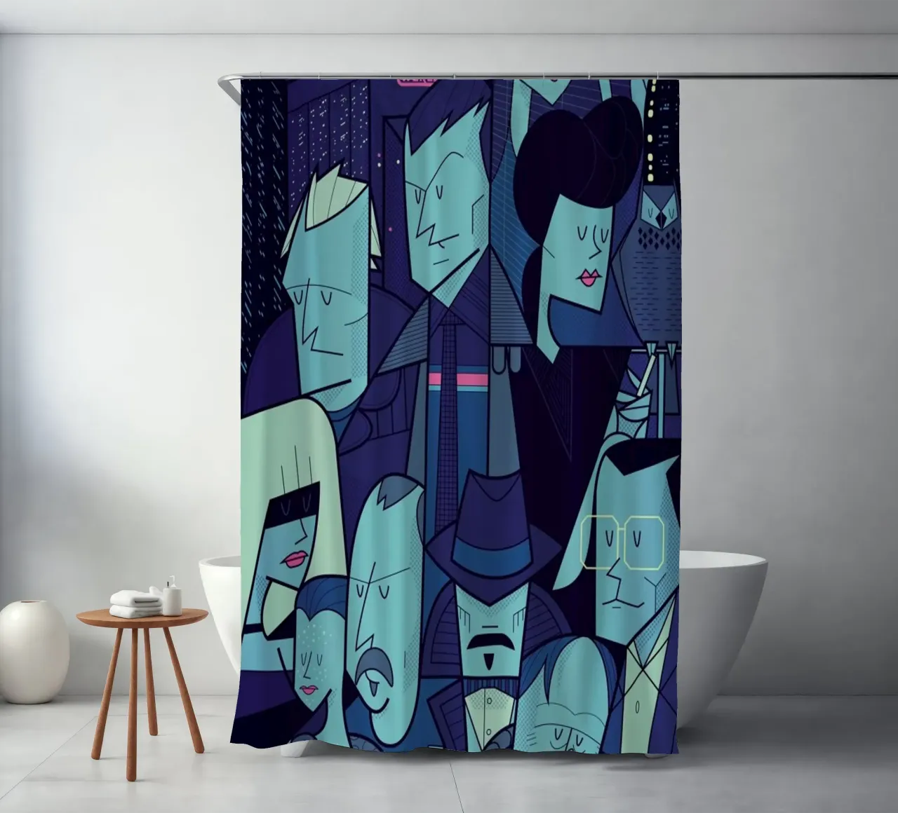 Like tears in the rain tenda da doccia da Ale Giorgini