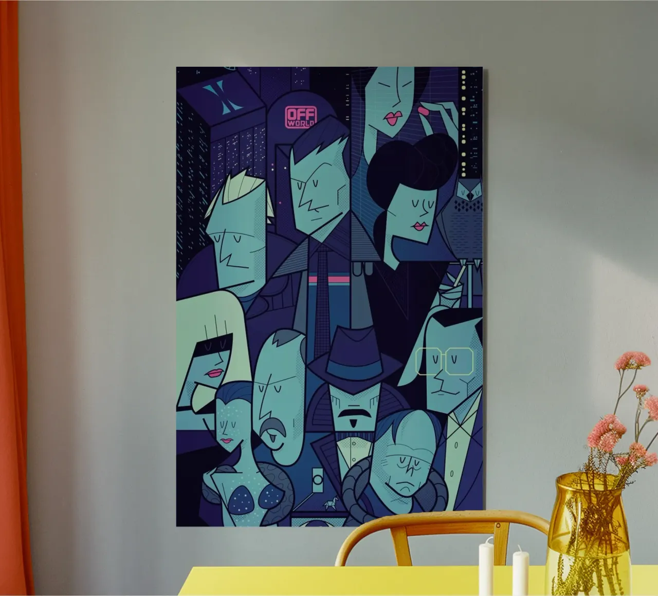 Like tears in the rain alluminio dibond da Ale Giorgini