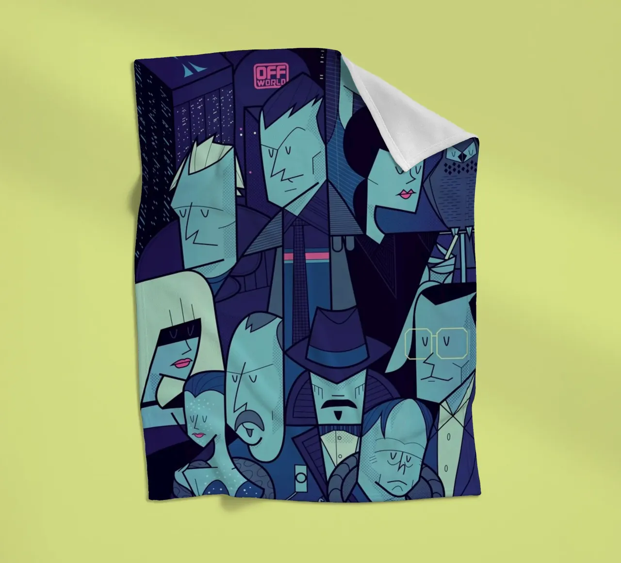 Like tears in the rain coperta in pile da Ale Giorgini