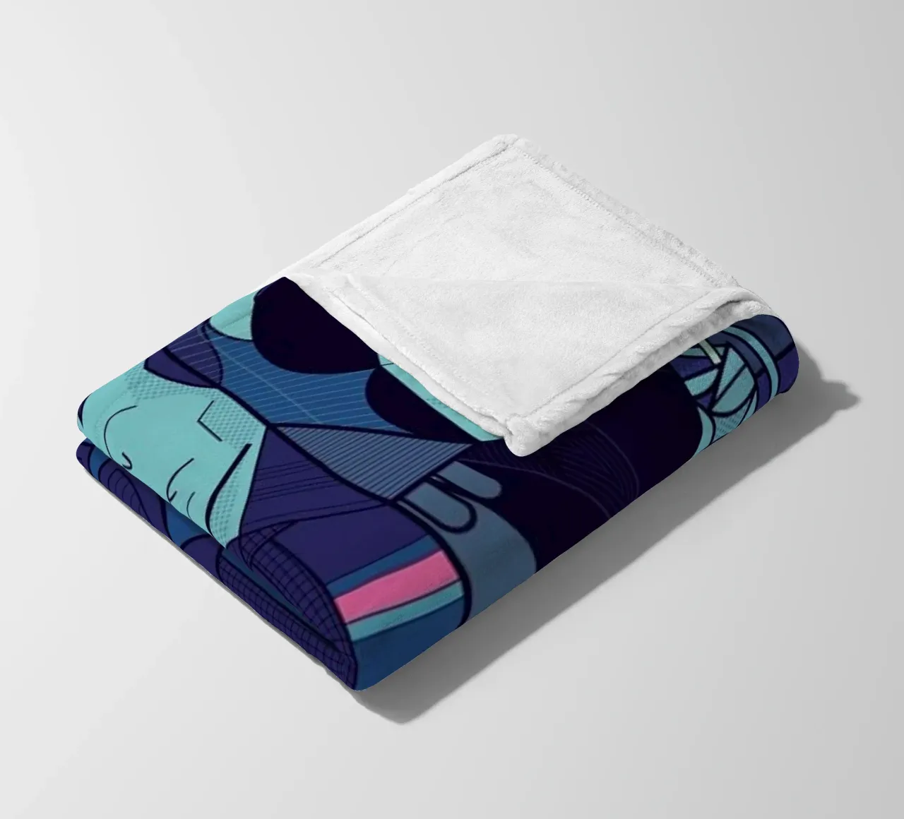 Like tears in the rain coperta in pile da Ale Giorgini