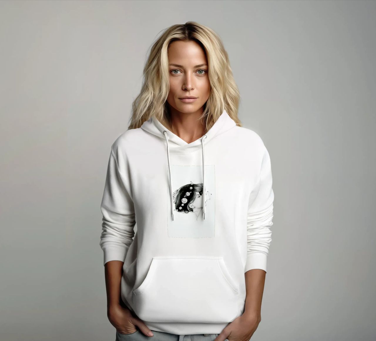 Cosmic Matter sudadera con capucha de Alejandra Sáenz