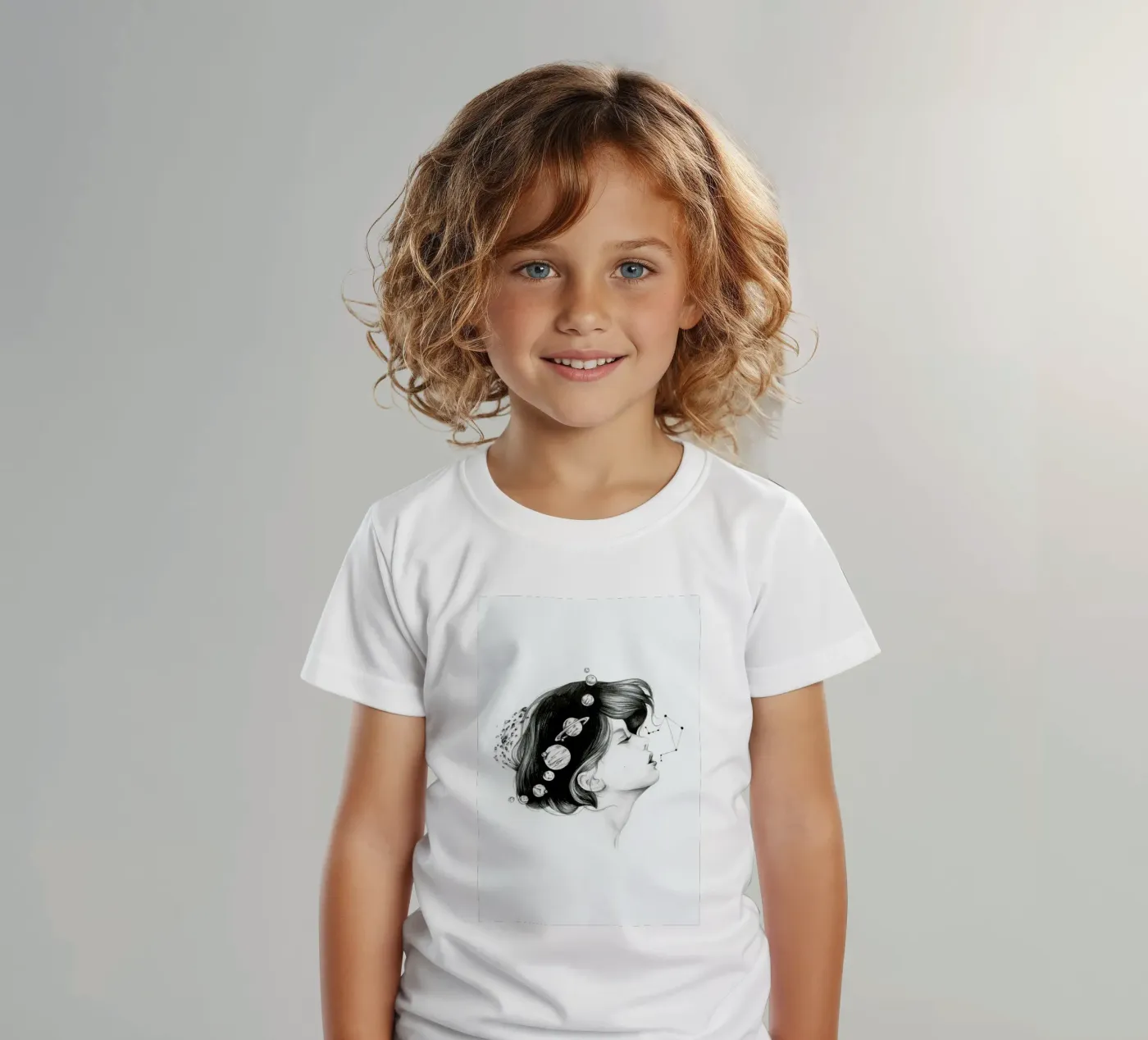 Cosmic Matter t-shirt bambini da Alejandra Sáenz