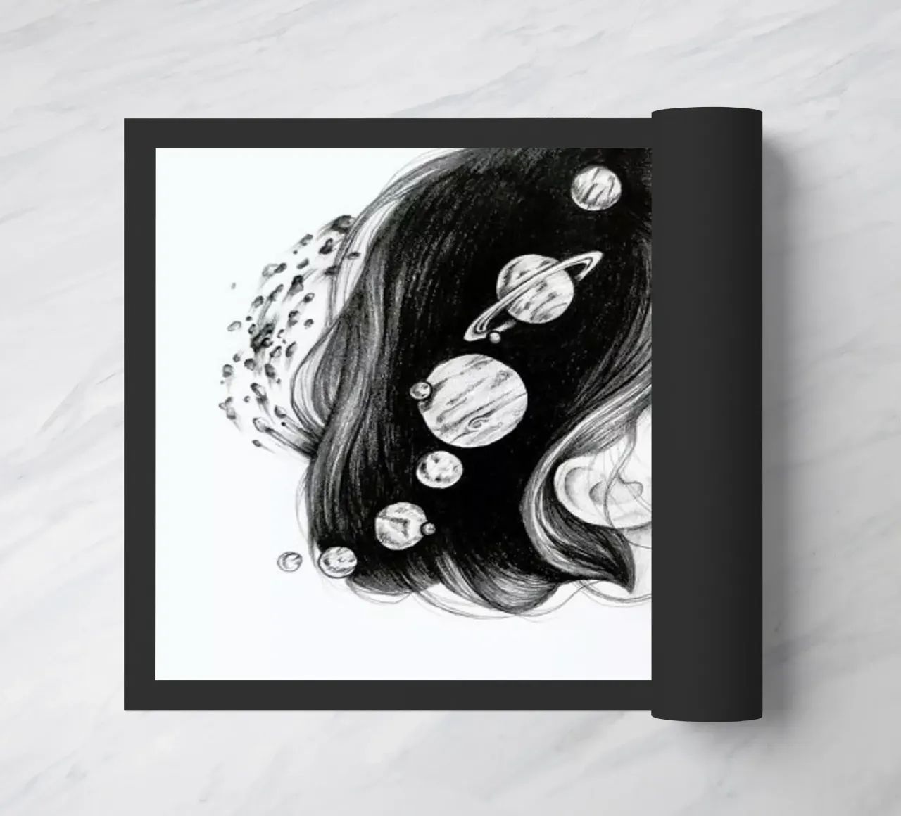 Cosmic Matter deurmat van Alejandra Sáenz