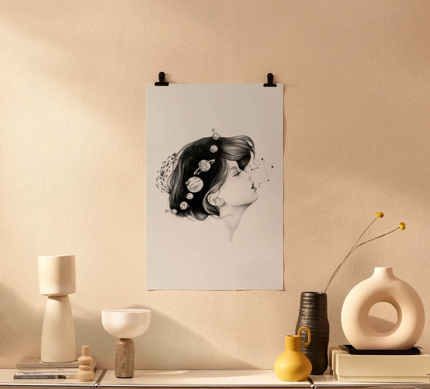 Cosmic Matter poster da Alejandra Sáenz