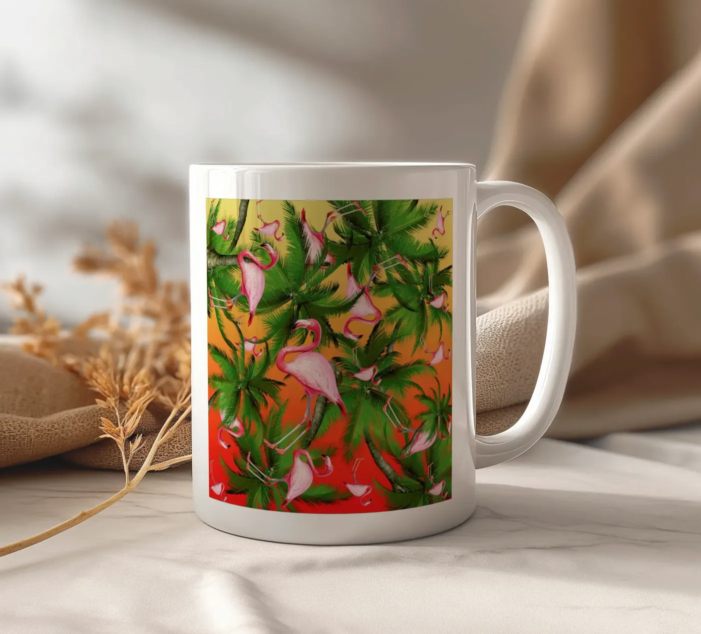 Summertime 2 ceramic mug by Mark Ashkenazi