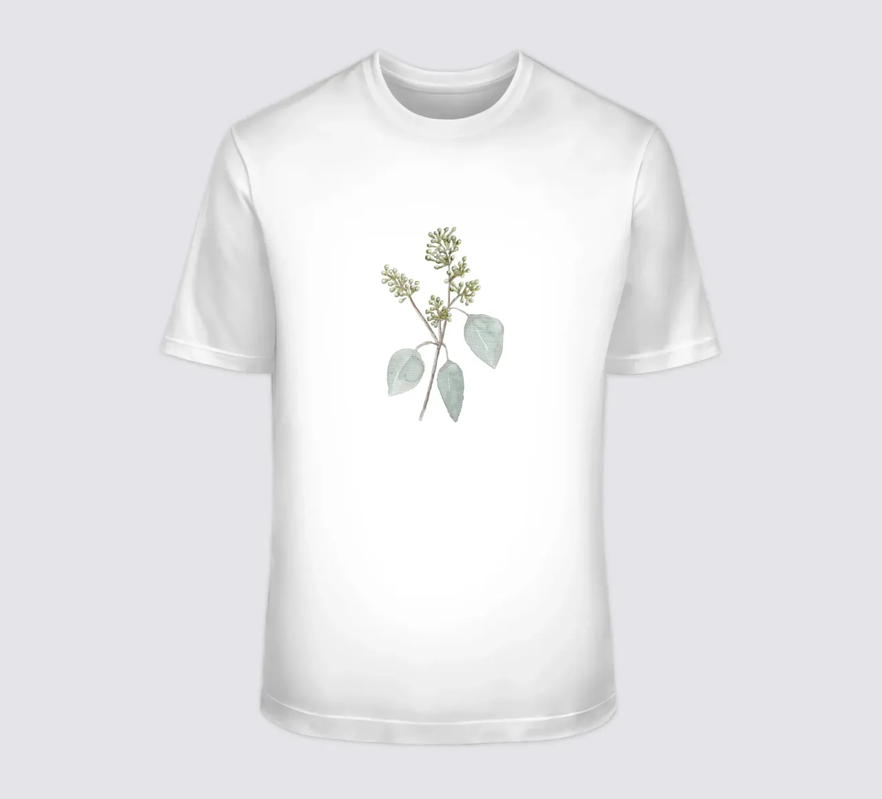 Eucalyptus Watercolor Branch t-shirt da anisillustration