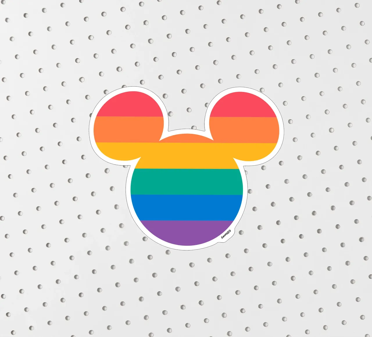 Pride Mickey sticker van Mickey Mouse - Sticker Shop