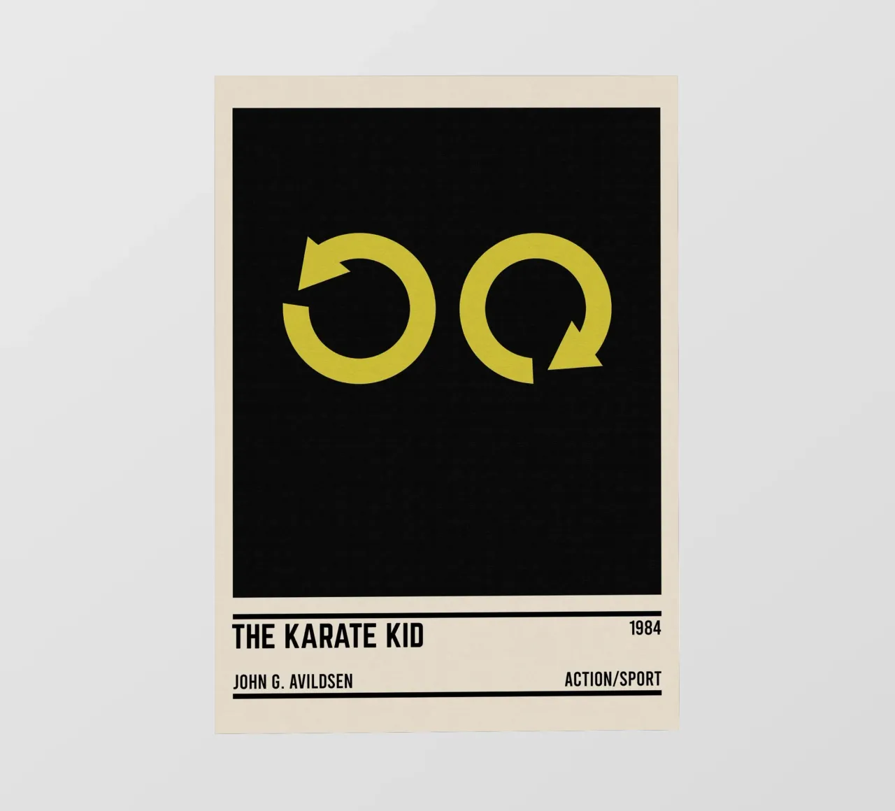 The Karate Kid pellicola backlit da TheArtstudio