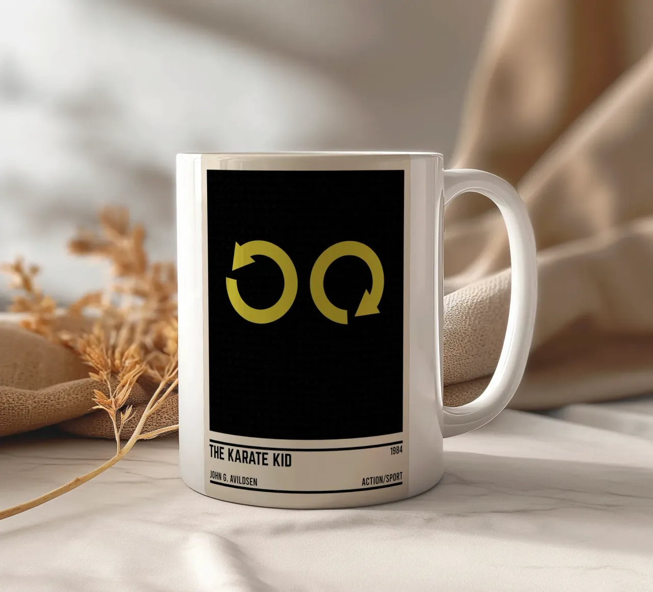 The Karate Kid tazza in ceramica da TheArtstudio