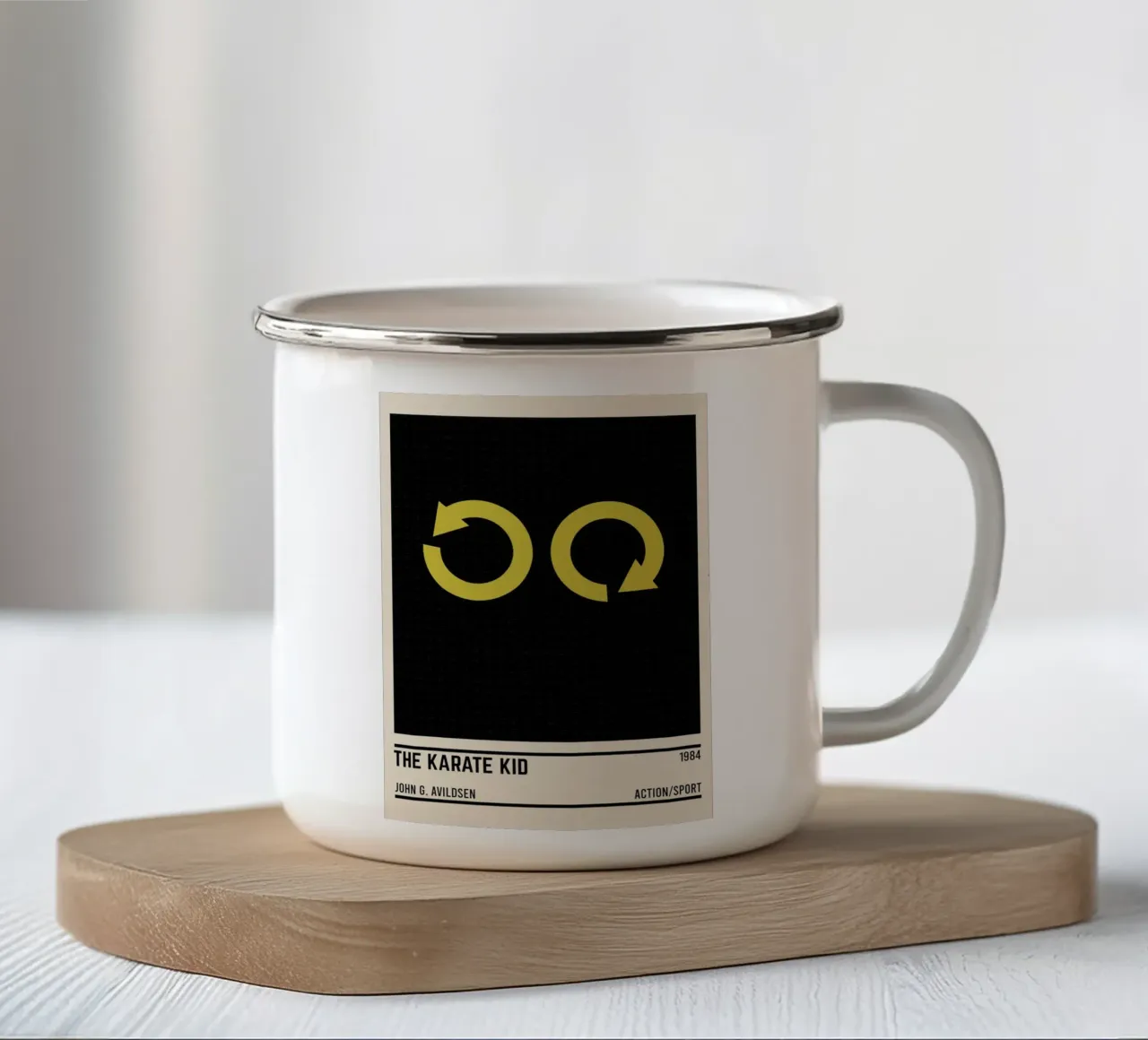 The Karate Kid tazza in smalto da TheArtstudio