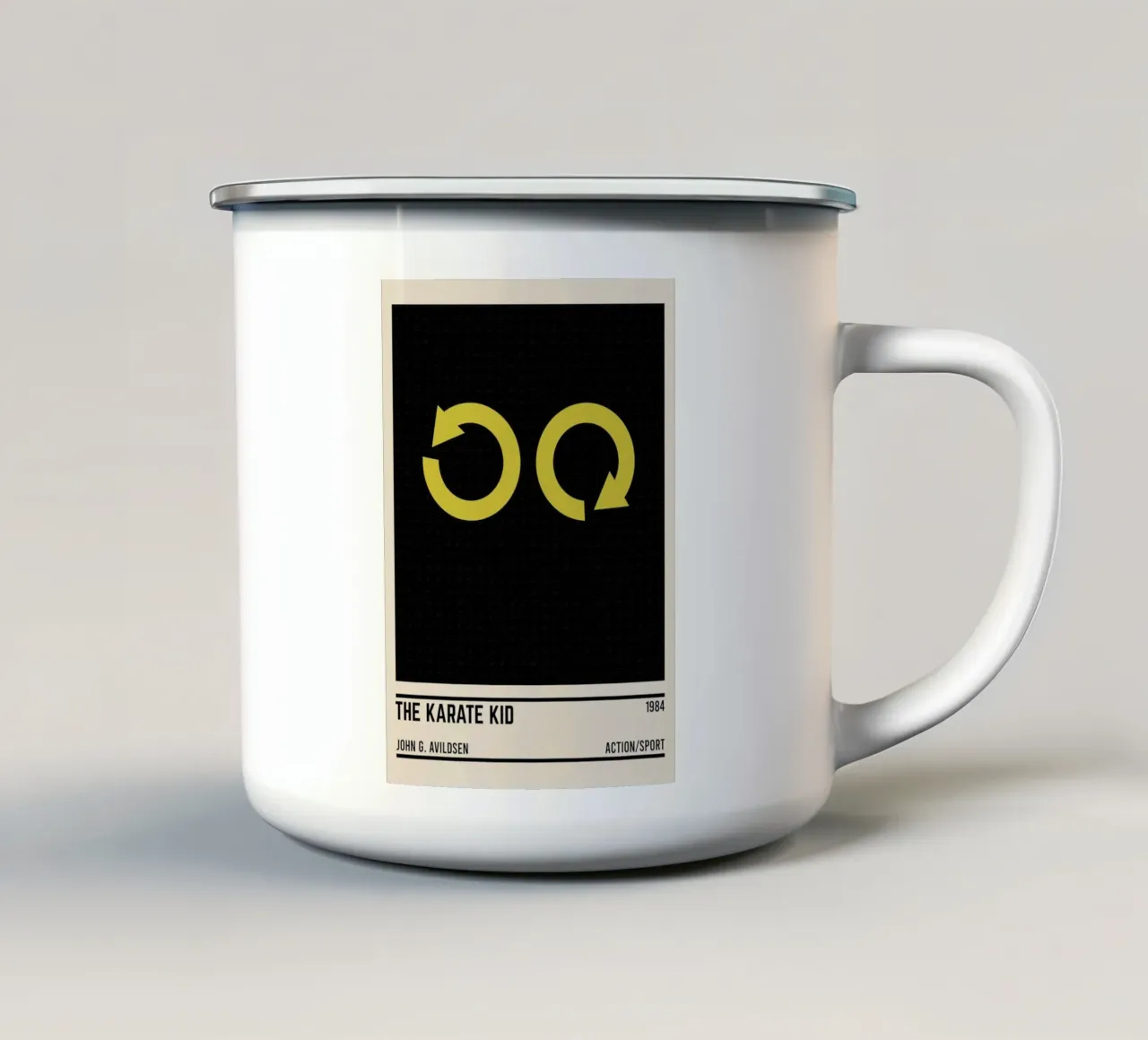 The Karate Kid tazza in smalto da TheArtstudio