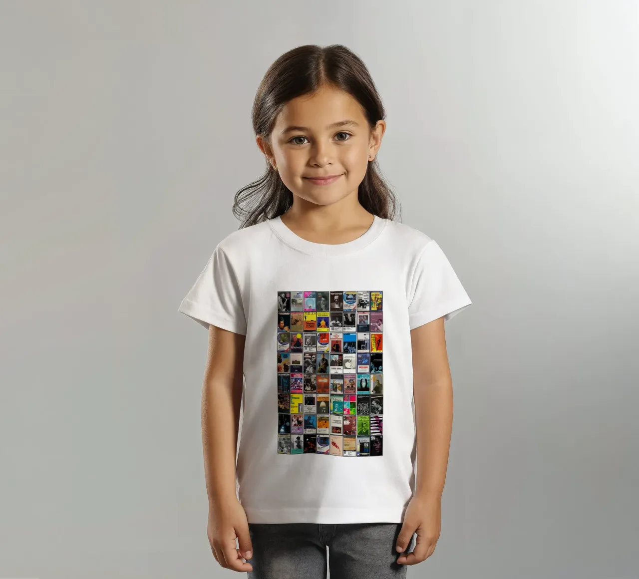 I più grandi album di jazz di tutti i tempi - Stampa su cassetta d'epoca t-shirt bambini da MrMustardPrints