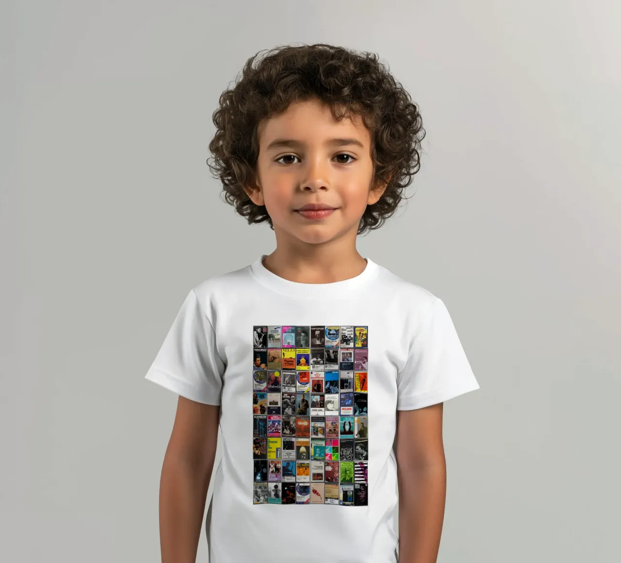 I più grandi album di jazz di tutti i tempi - Stampa su cassetta d'epoca t-shirt bambini da MrMustardPrints