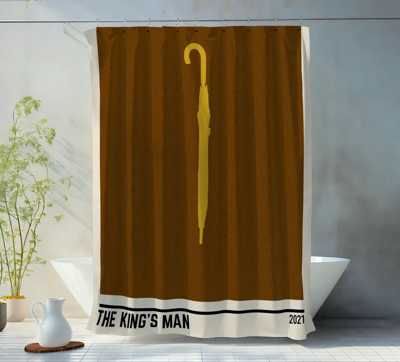 The King's Man shower curtain by TheArtstudio