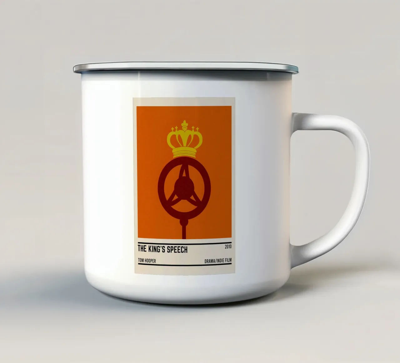 The King's Speech tazza in smalto da TheArtstudio