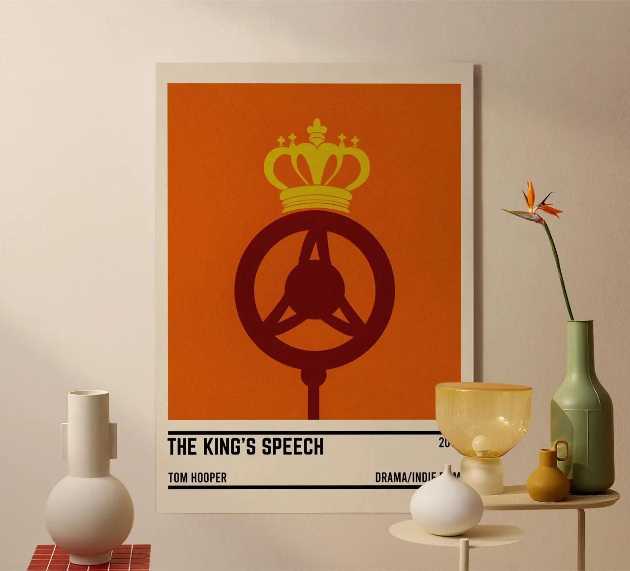The King's Speech acrylic glass by TheArtstudio