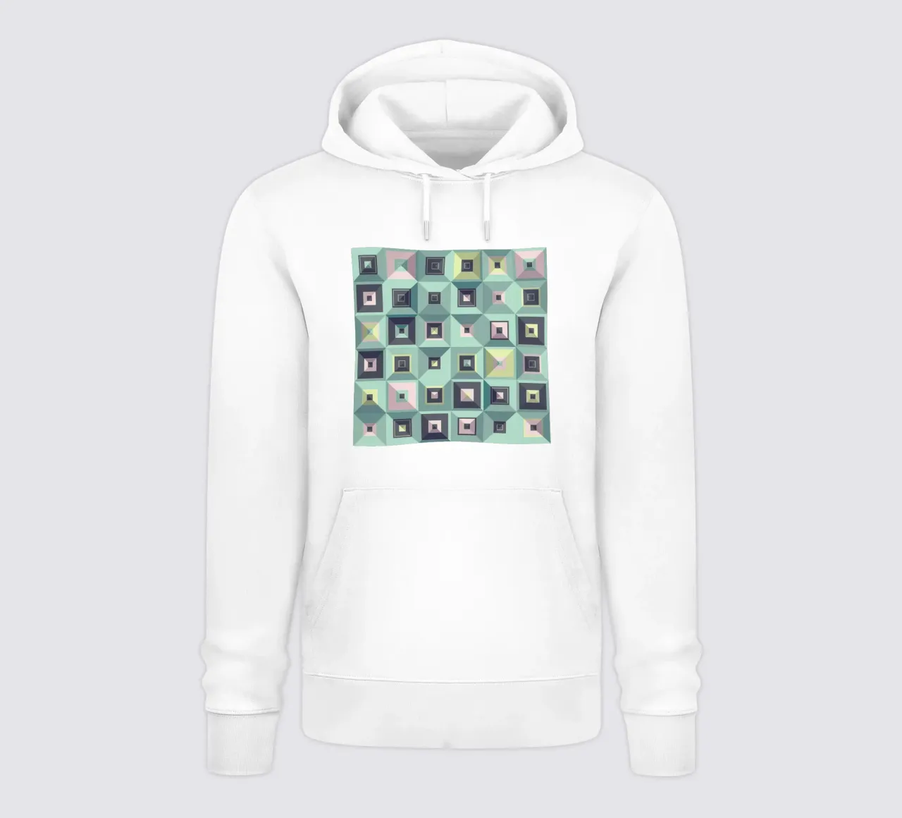 Lostin Squares III felpa con cappuccio da Metron