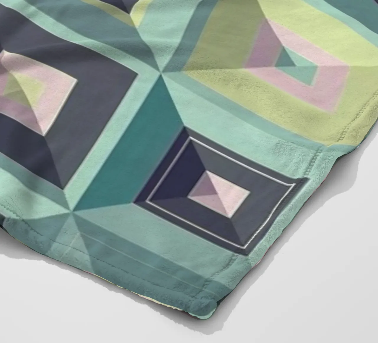 Lostin Squares III coperta in pile da Metron