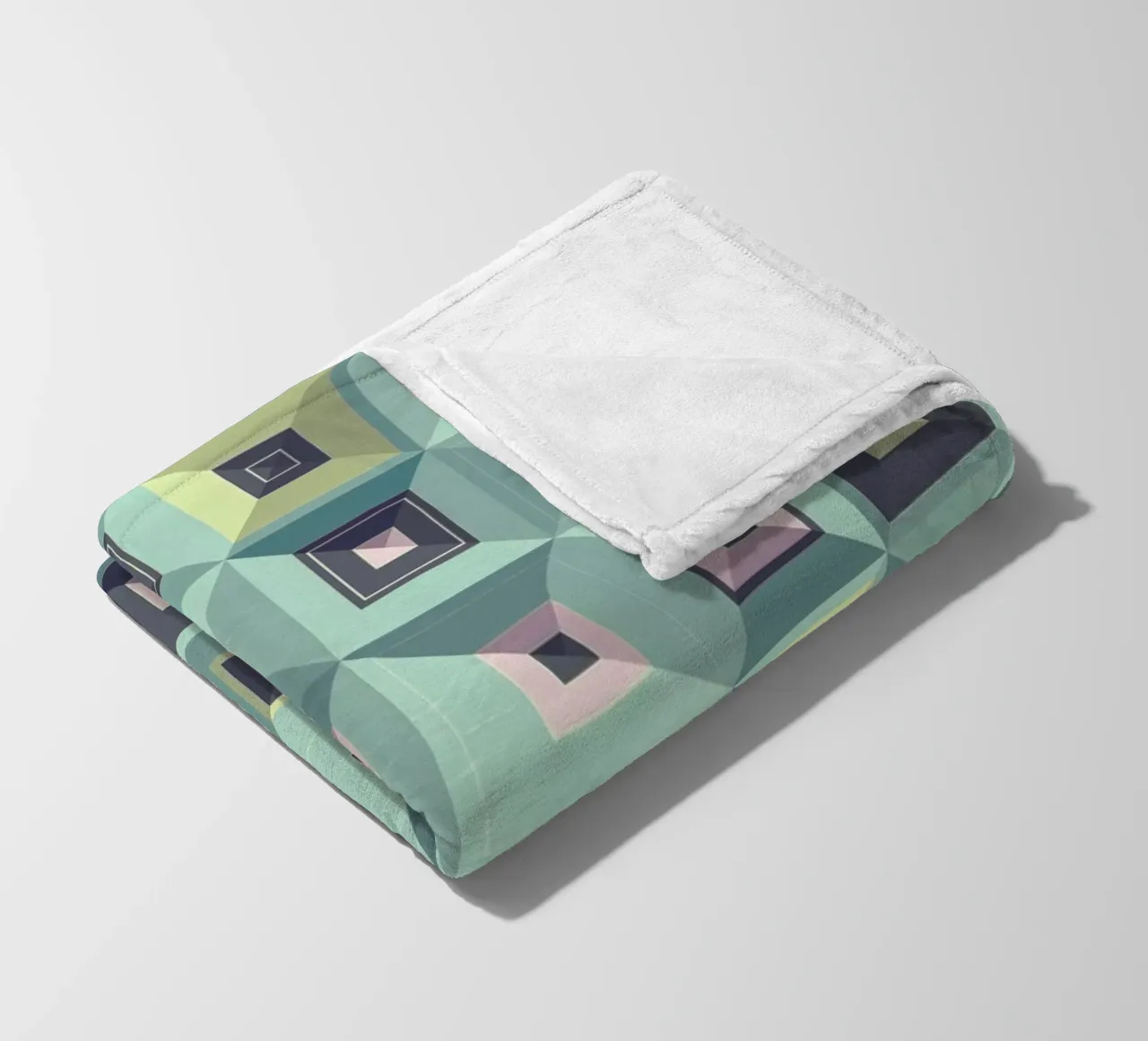 Lostin Squares III coperta in pile da Metron