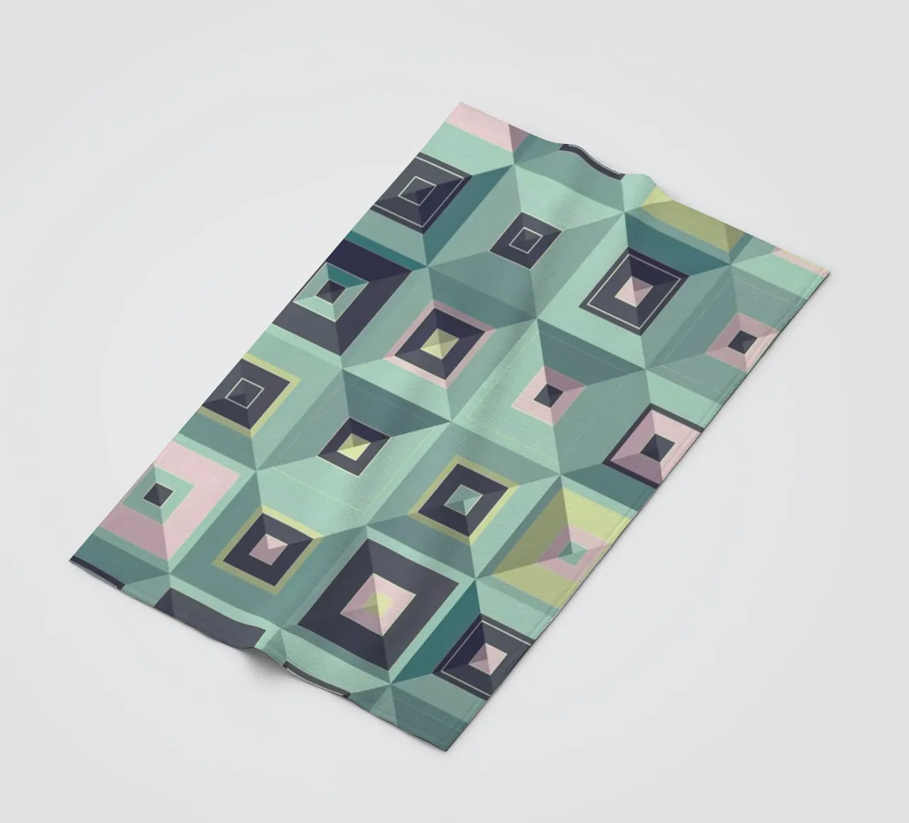 Lostin Squares III coperta in pile da Metron