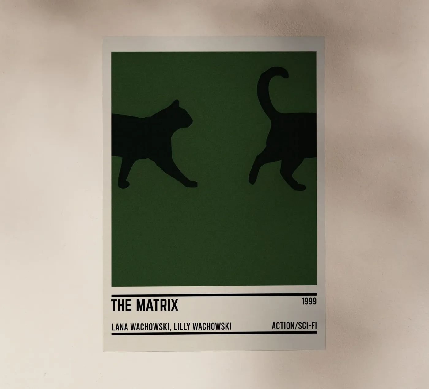 The Matrix backlit folie van TheArtstudio