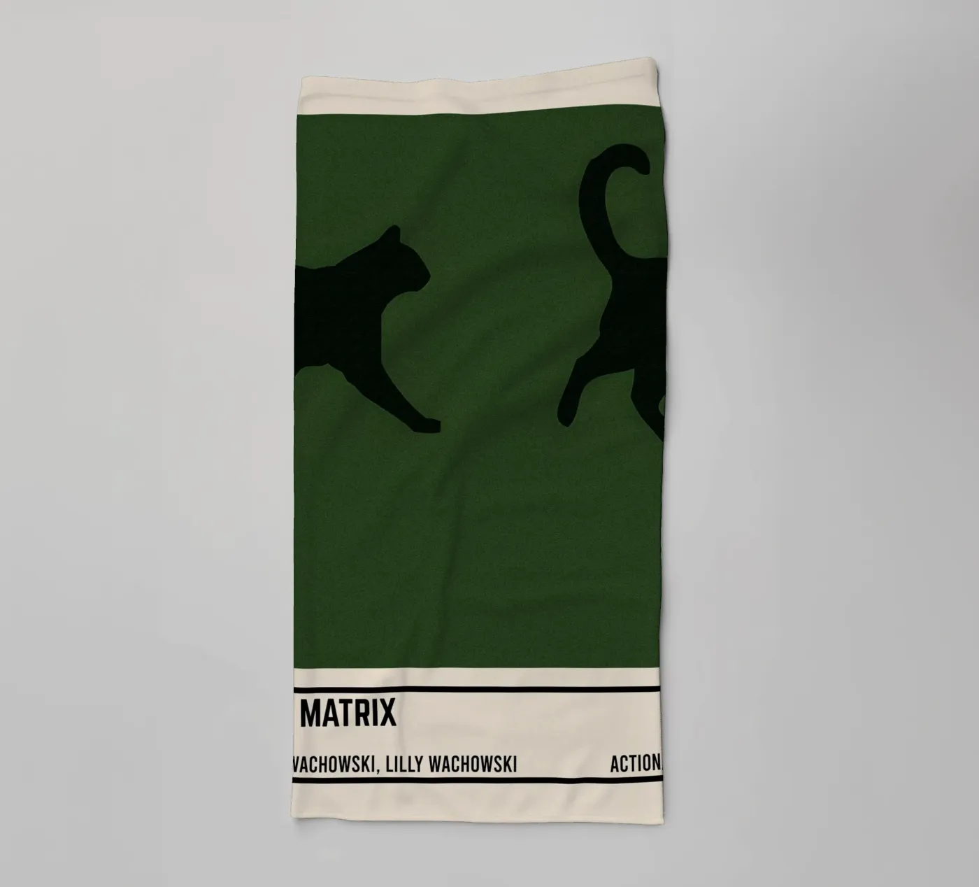 The Matrix badhanddoek van TheArtstudio