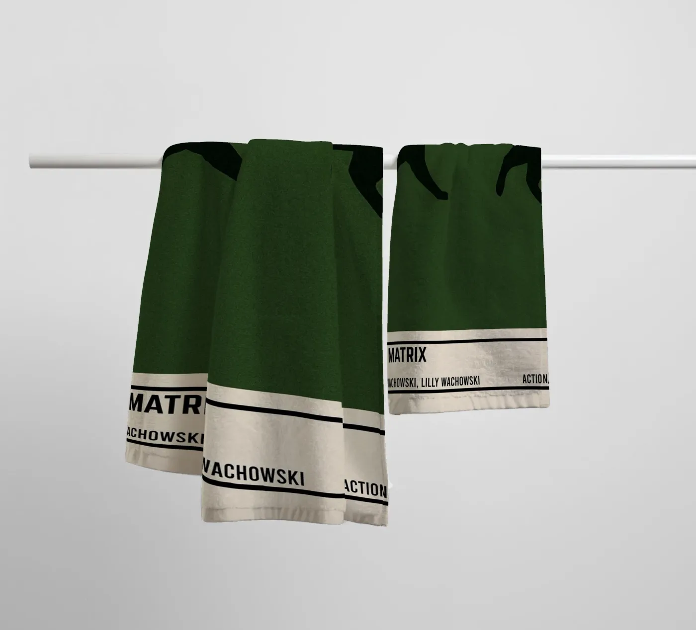 The Matrix badhanddoek van TheArtstudio