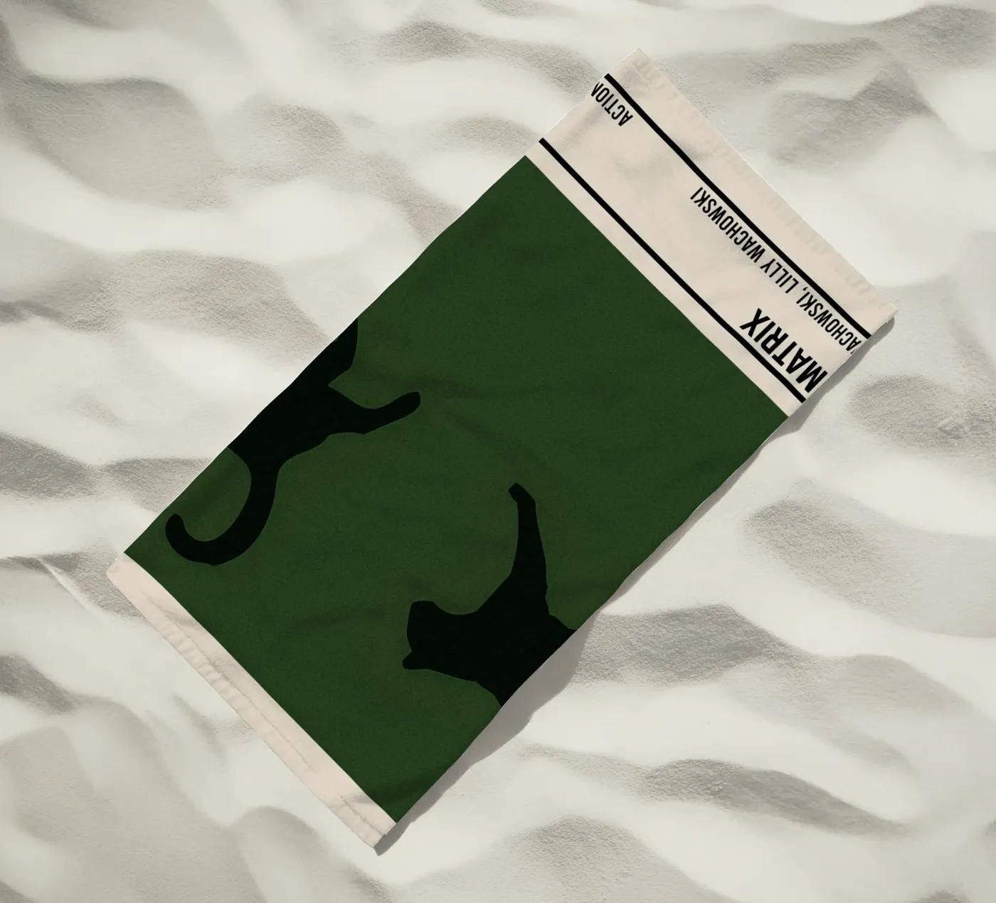 The Matrix Strandtuch von TheArtstudio