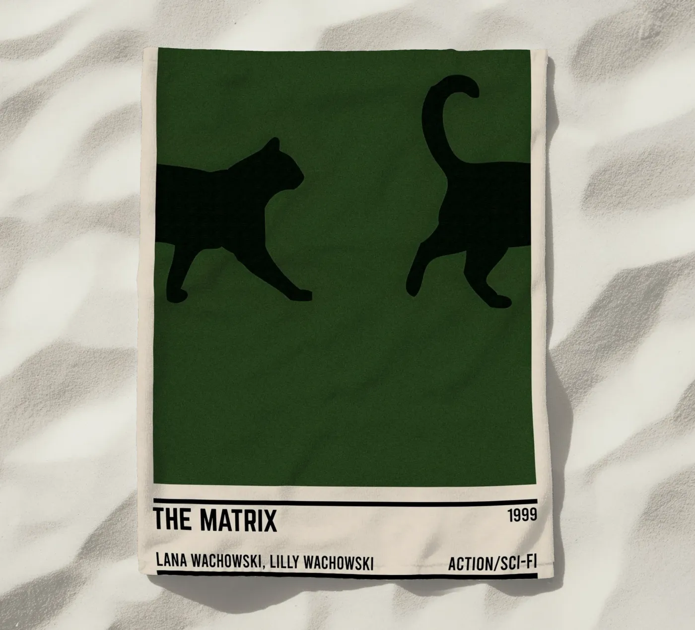 The Matrix Strandtuch von TheArtstudio