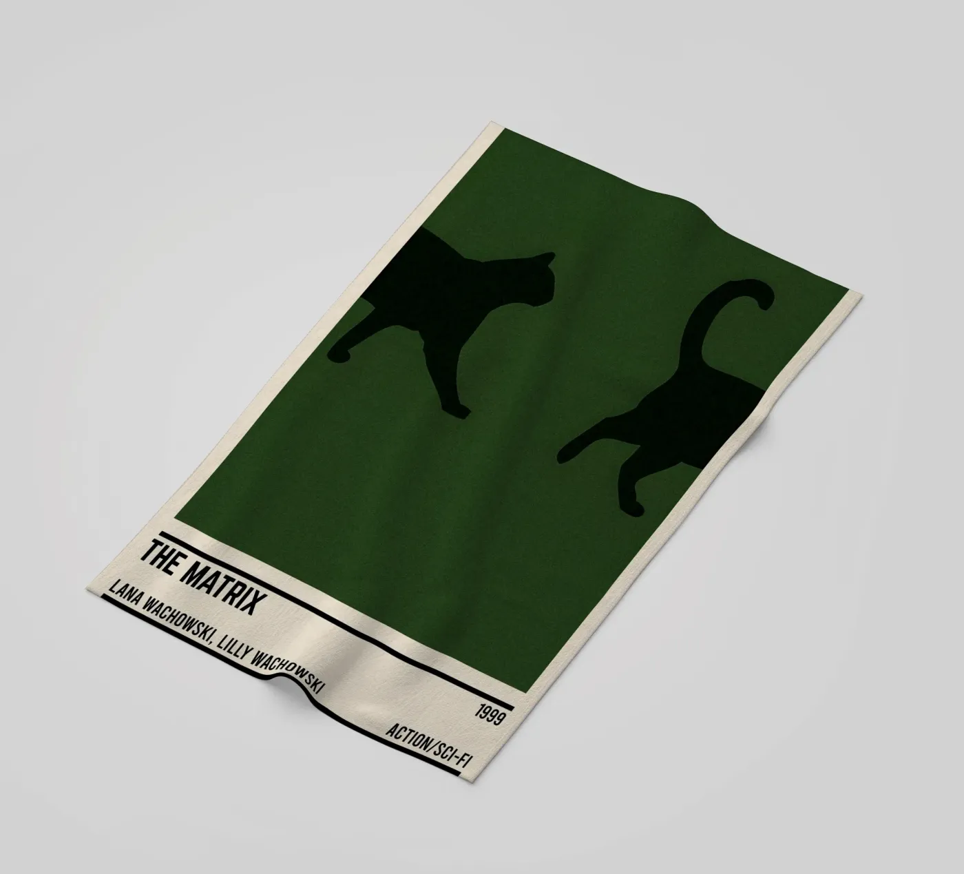 The Matrix Strandtuch von TheArtstudio