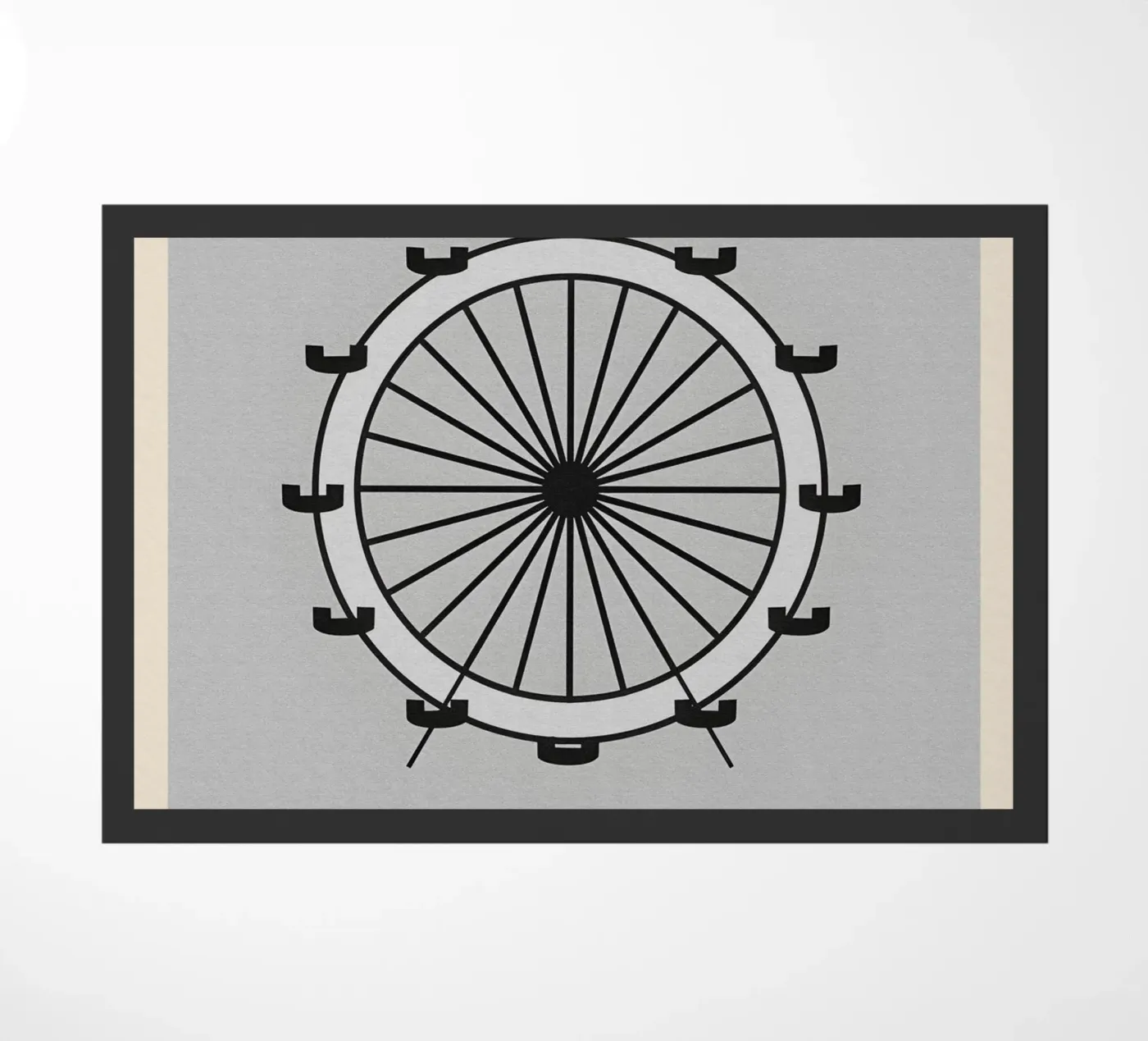 The notebook deurmat van TheArtstudio