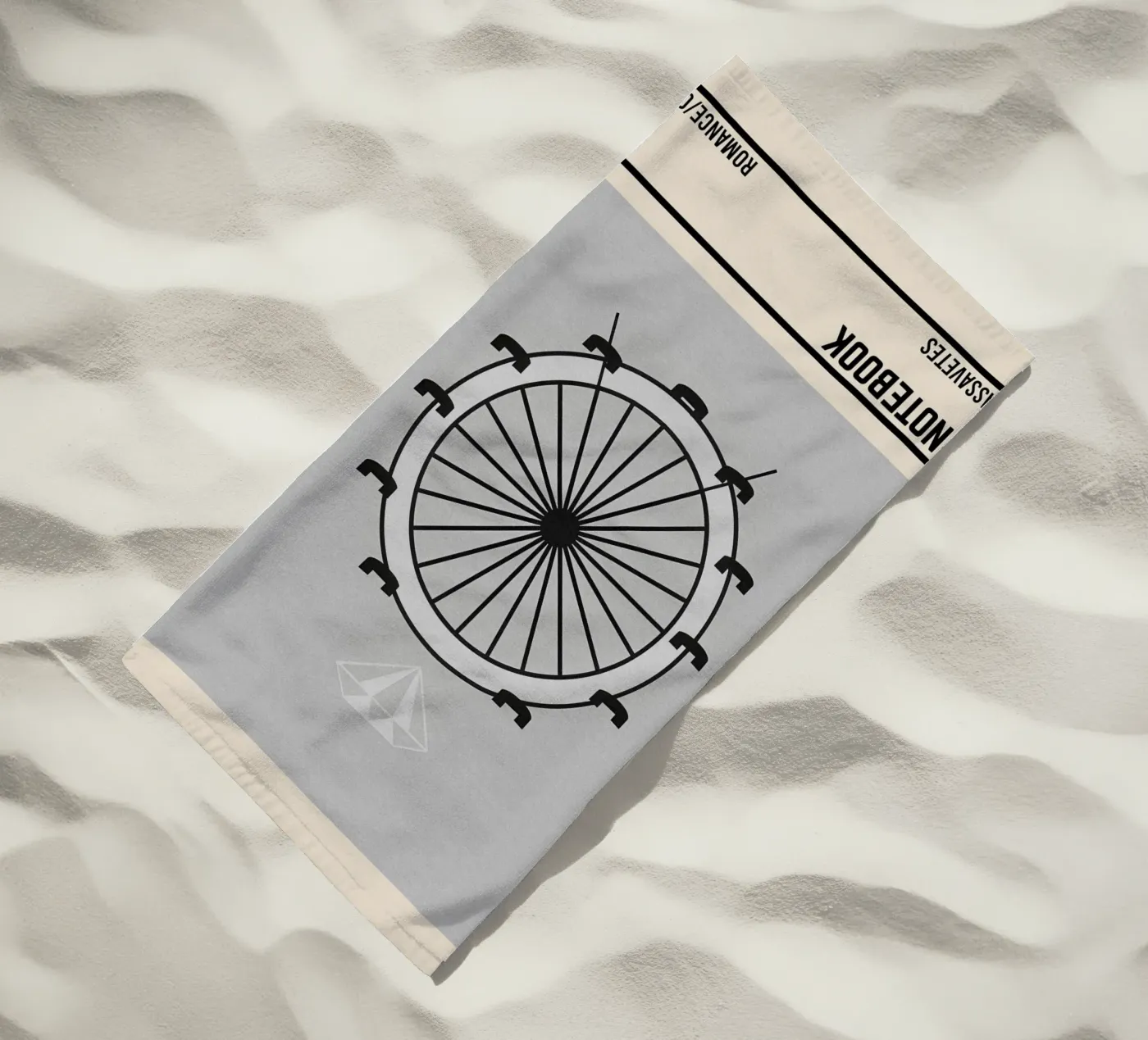 The notebook strandhanddoek van TheArtstudio