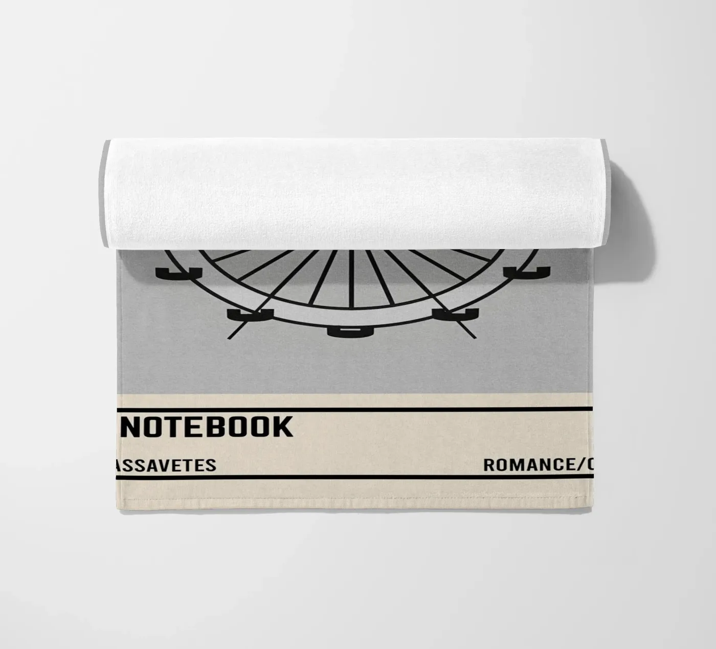 The notebook strandhanddoek van TheArtstudio