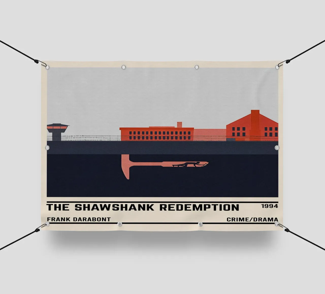 The Shawshank Redemption telo in pvc da TheArtstudio