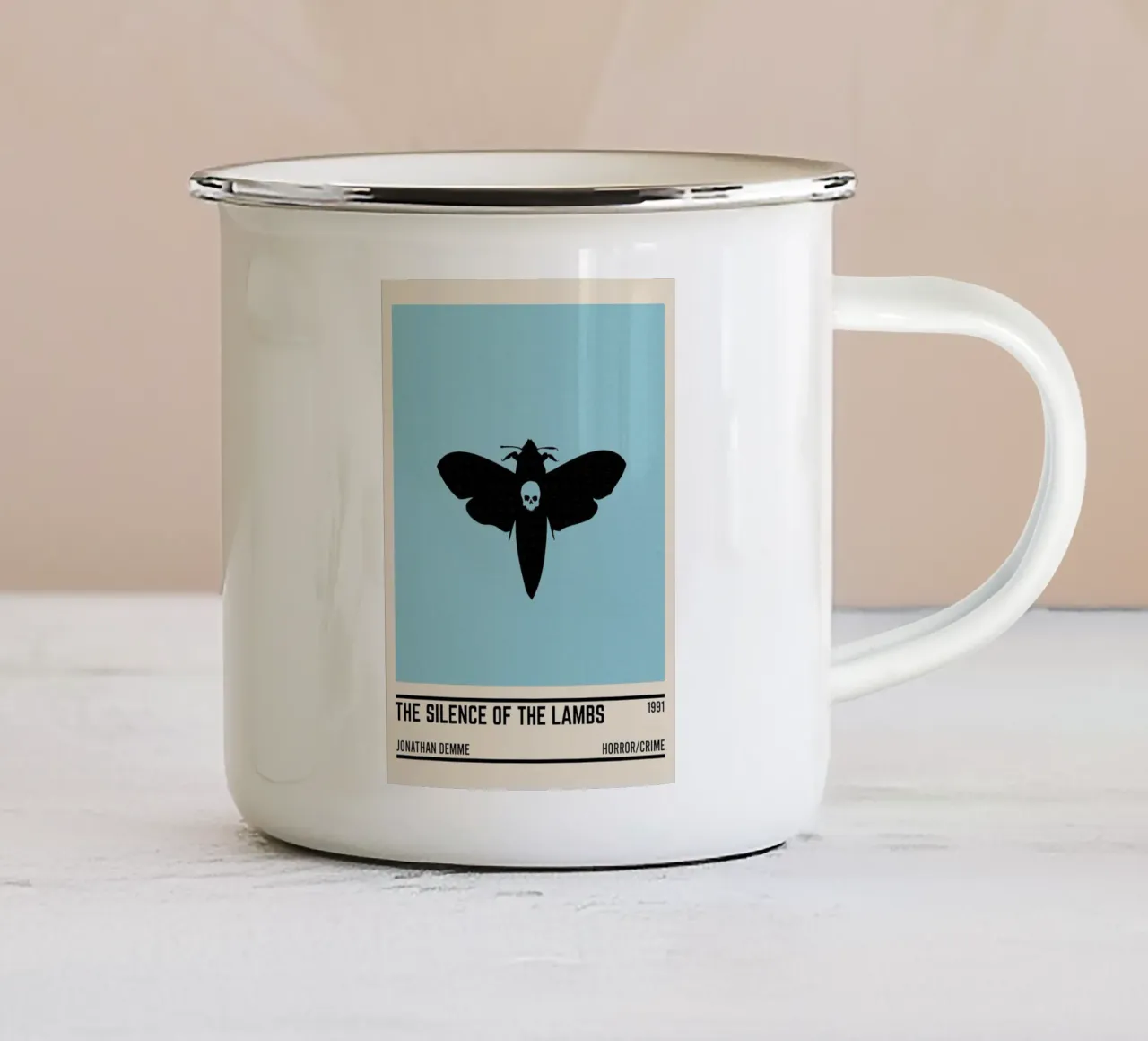 The Silence of the Lambs tazza in smalto da TheArtstudio