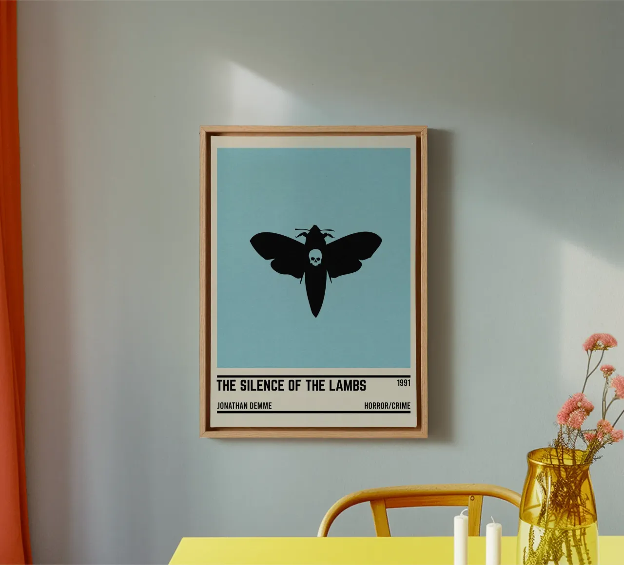 The Silence of the Lambs tela con Cornice a cassetta da TheArtstudio