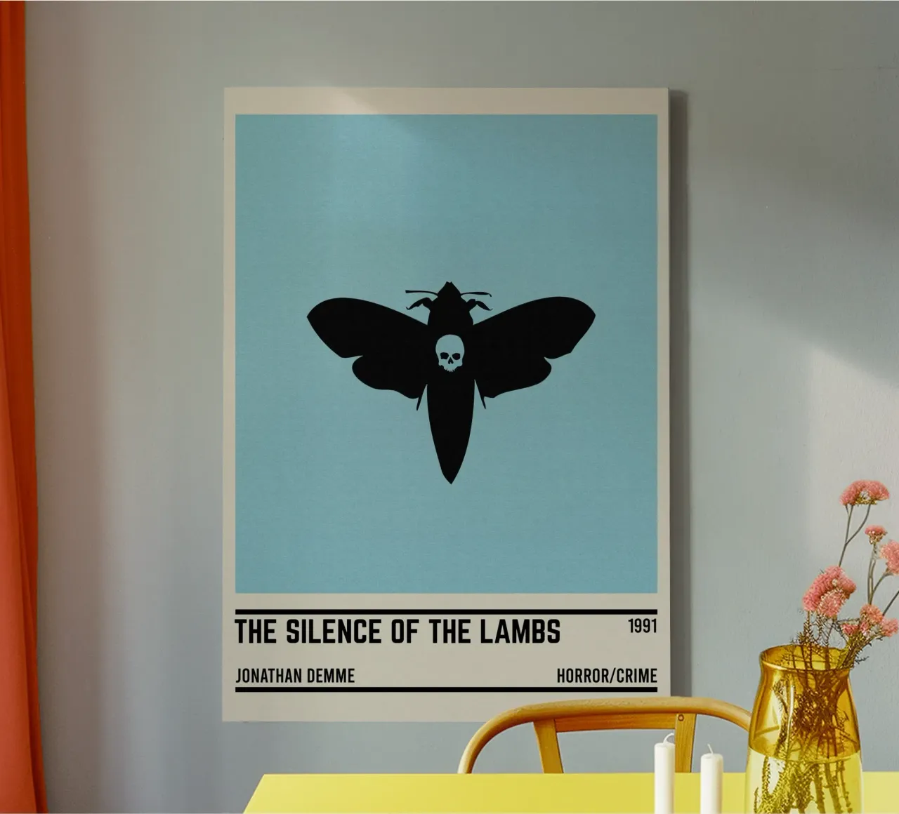 The Silence of the Lambs tela con Cornice a cassetta da TheArtstudio