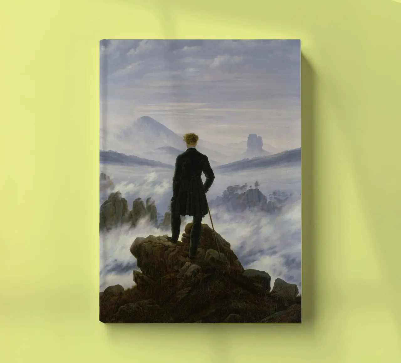 Caspar David Friedrich - Der Wanderer über dem Nebelmeer Notizbuch von ARTOTHEK