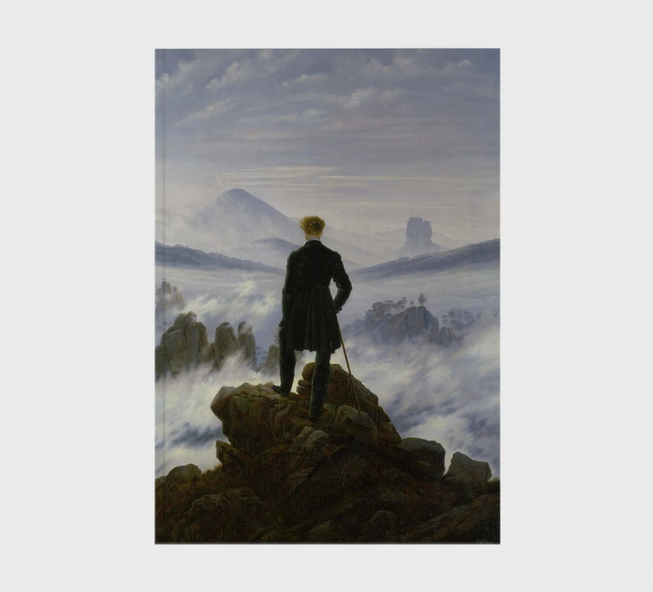 Caspar David Friedrich - The Wanderer above the Sea of Fog notebook by ARTOTHEK