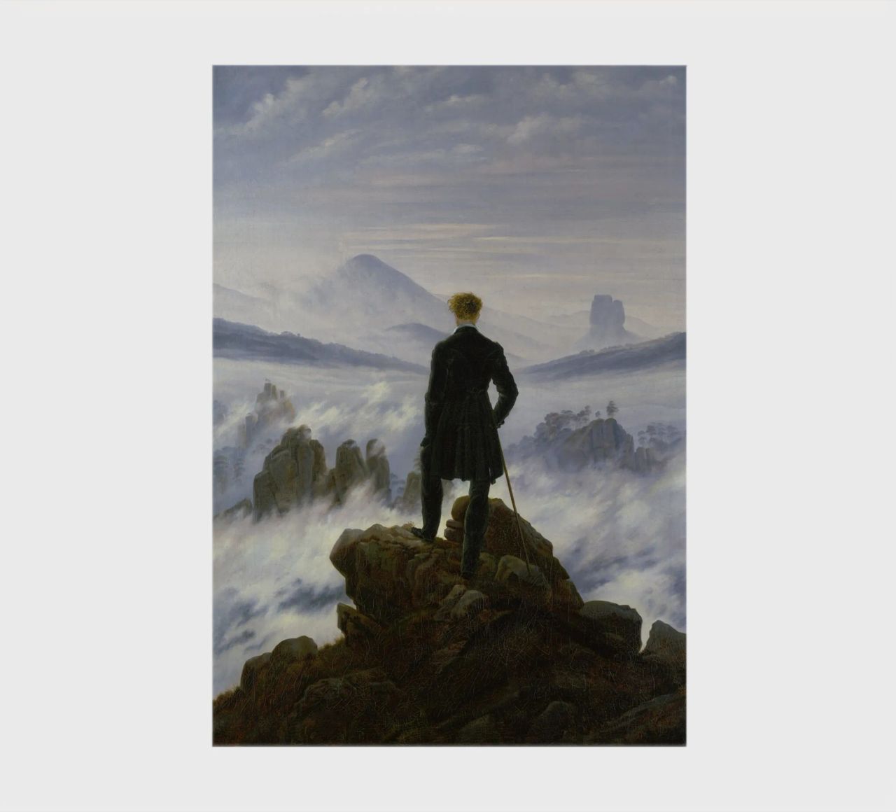 Caspar David Friedrich - The Wanderer above the Sea of Fog notebook by ARTOTHEK
