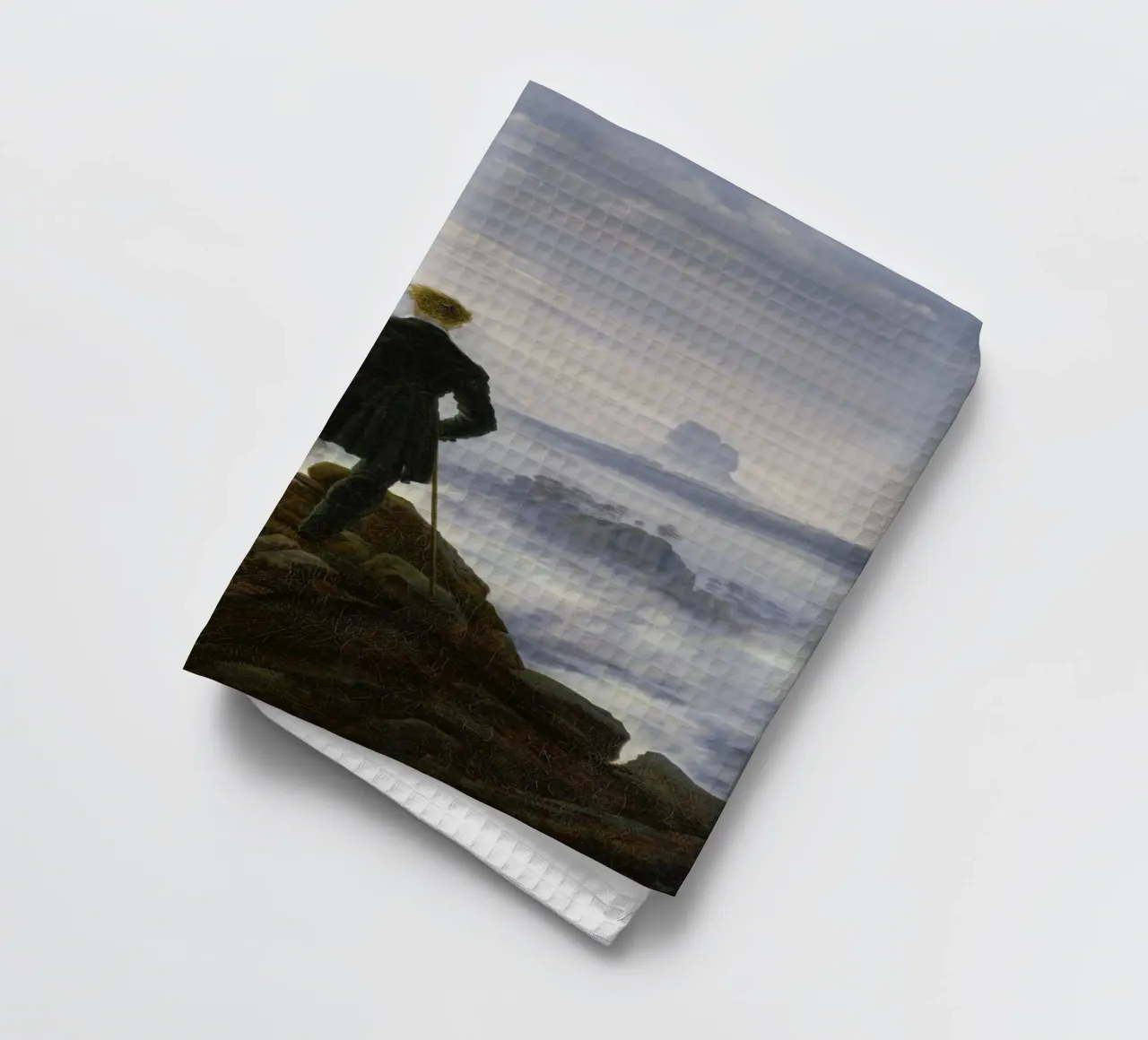 Caspar David Friedrich - Der Wanderer über dem Nebelmeer Geschirrtuch von ARTOTHEK