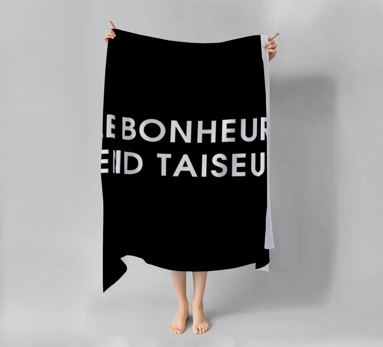 Le bonheur rend taiseux - Black telo mare da Intertitres