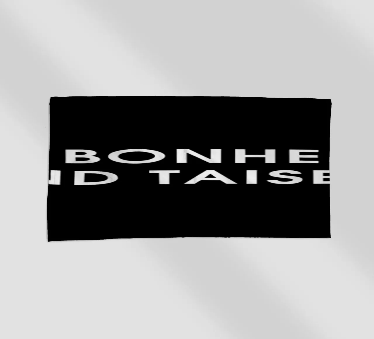 Le bonheur rend taiseux - Black telo mare da Intertitres