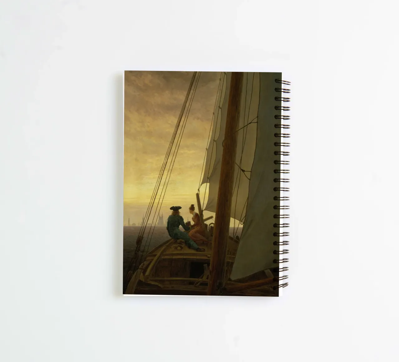 Caspar David Friedrich - An Bord eines Segelschiffs Ringbuch von ARTOTHEK