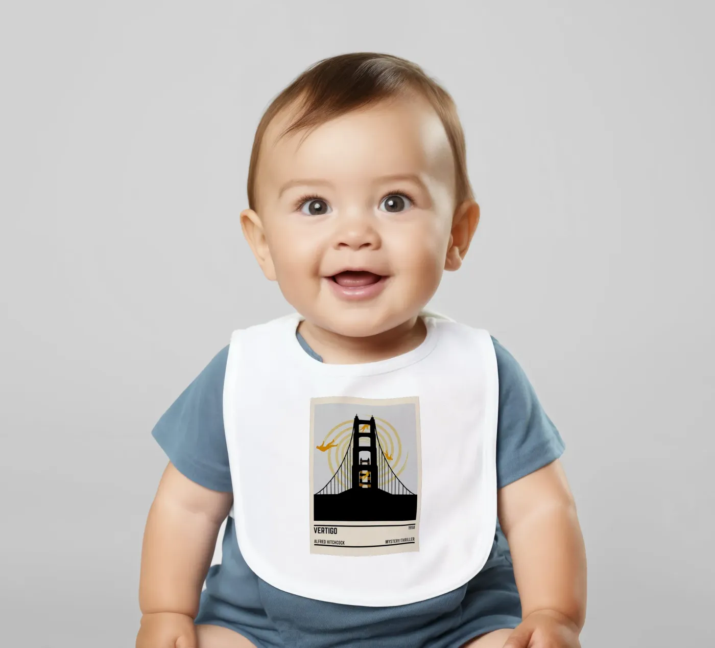 Vertigo baby slabbetje van TheArtstudio