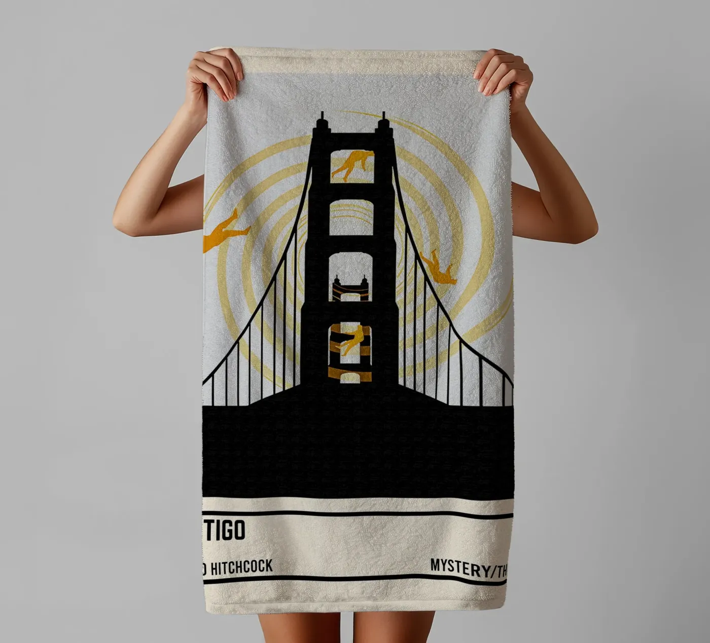 Vertigo badhanddoek van TheArtstudio
