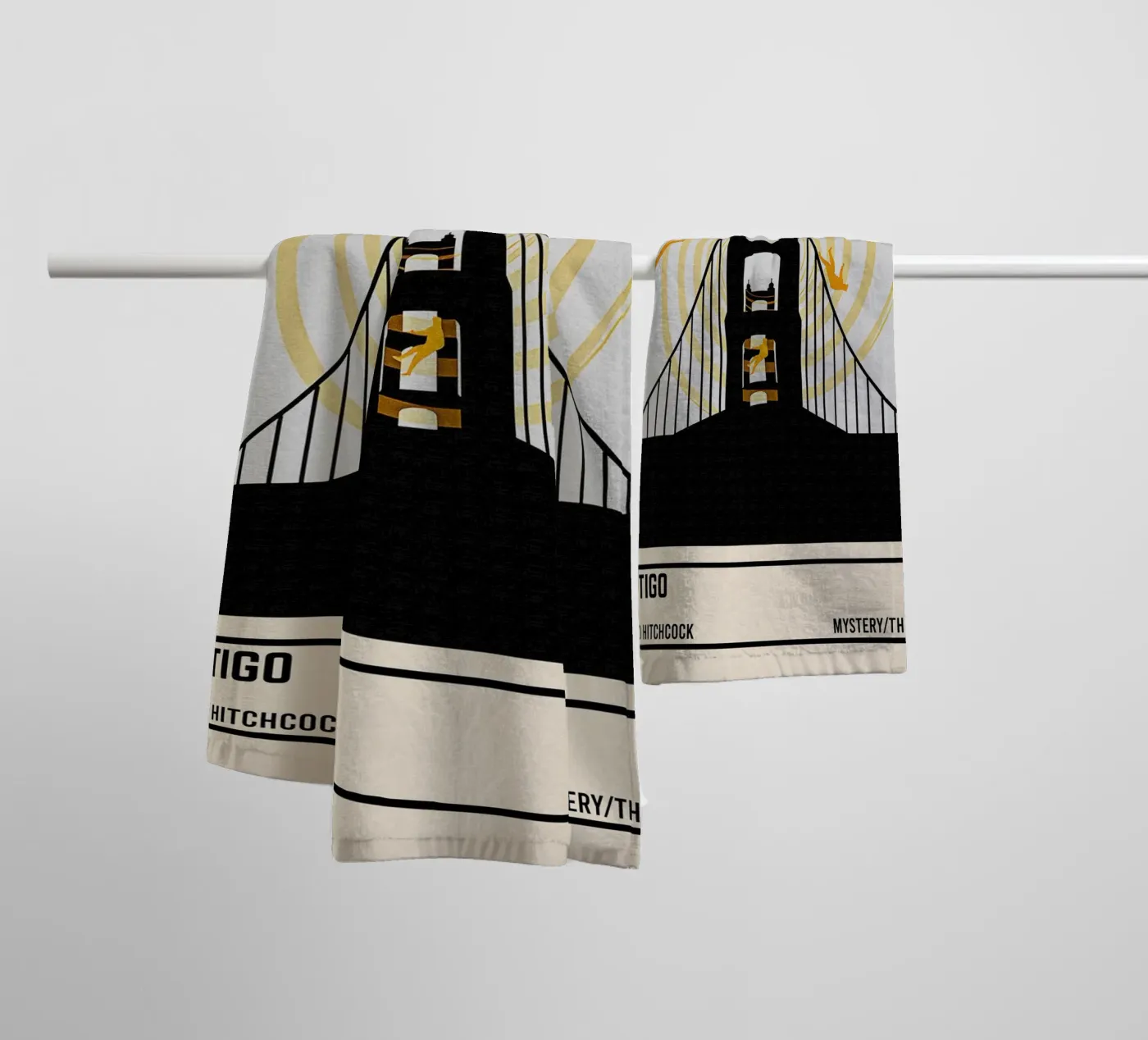 Vertigo badhanddoek van TheArtstudio